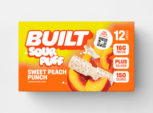 Sweet Peach Punch Sour Puff - 12ct.